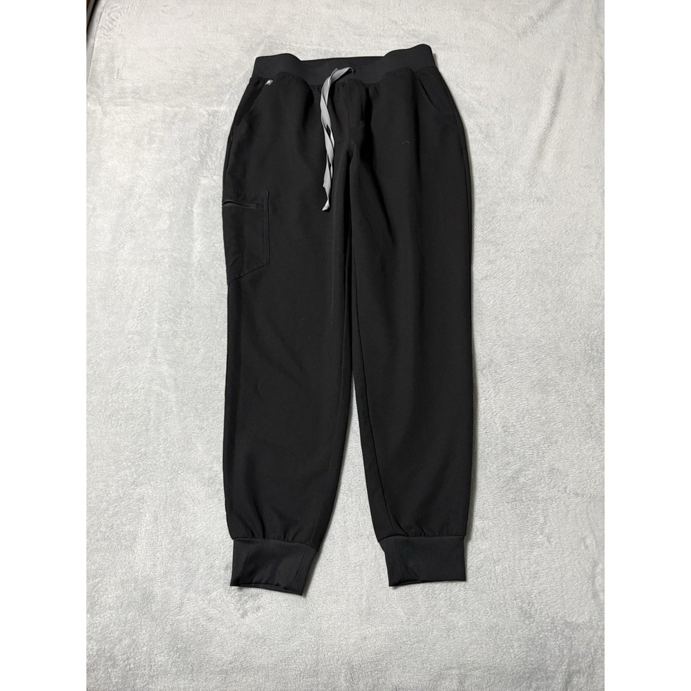 FIGS HW Zamora Jogger Scrub Pants Women's Large Black
